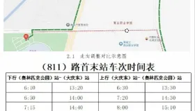 10月31日起，811路公交延伸至大庆医专