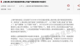 – 上海光博士医疗美容医院申请破产，消费者债权清偿渺茫