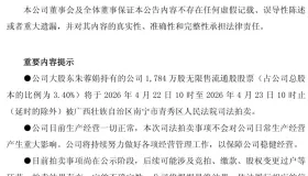 国发股份（600538）遭双重打击：宿迁影像中心项目折戟、大股东股权司法拍卖，实控人或生变