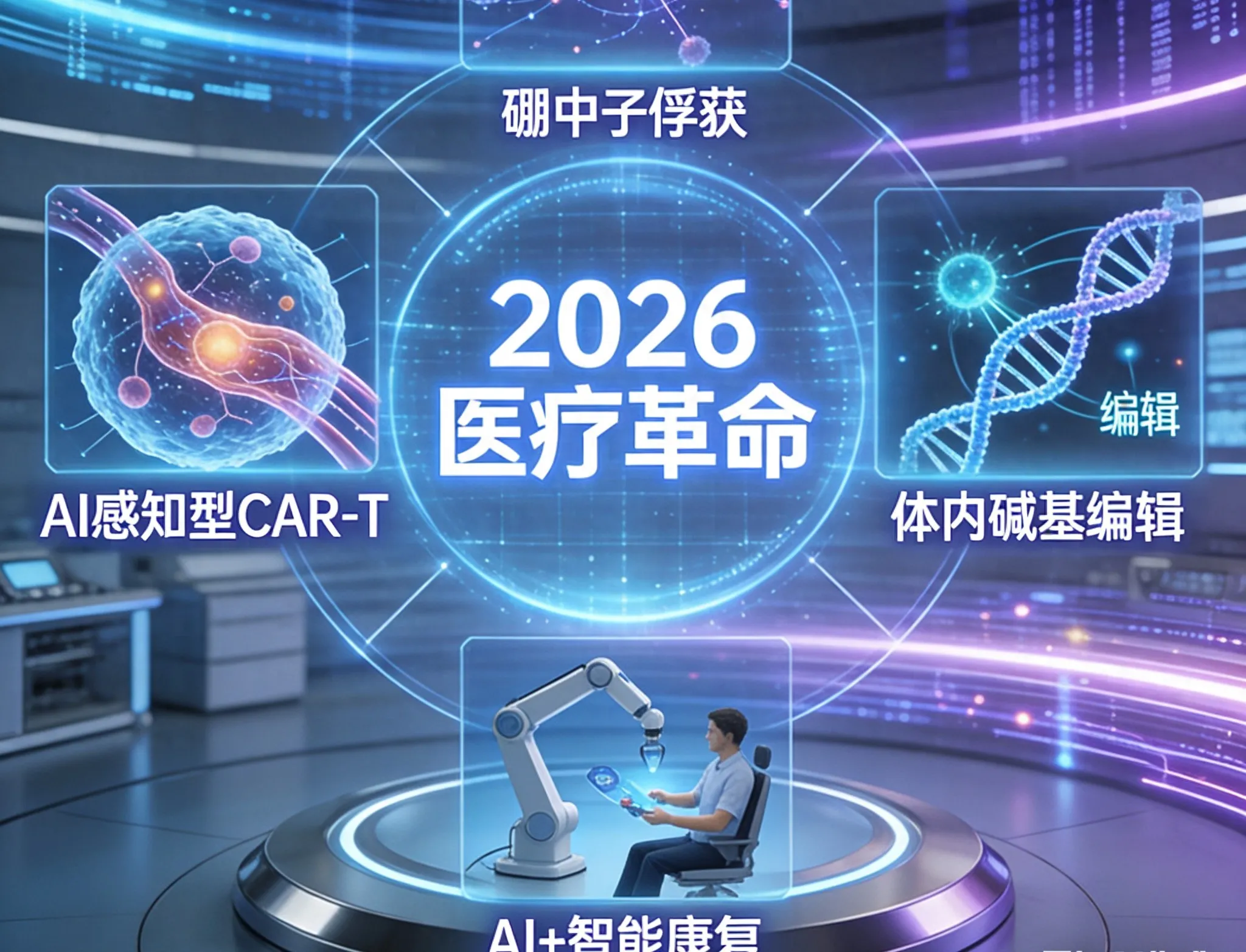 - 2026 医疗黑科技落地！告别大手术、终身服药，治病进入“精准修复”时代