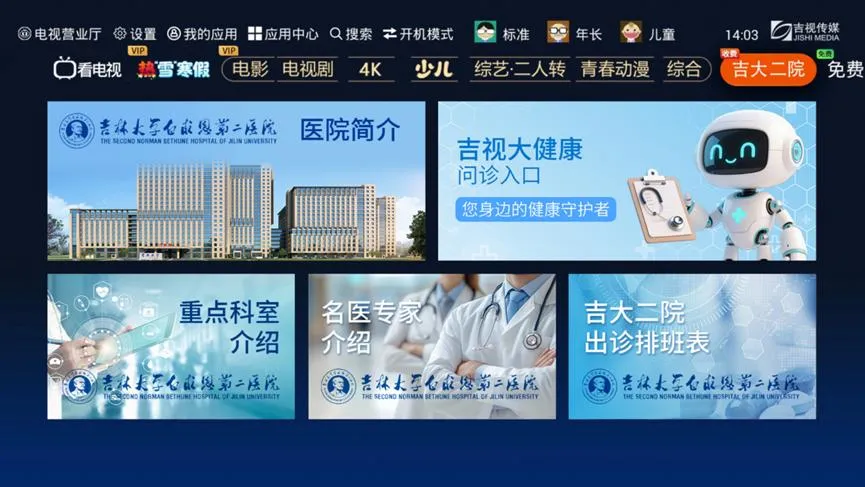 -“智慧广电 + 医疗”跨界融合！吉视传媒与吉大二院签约，助力“健康吉林”建设